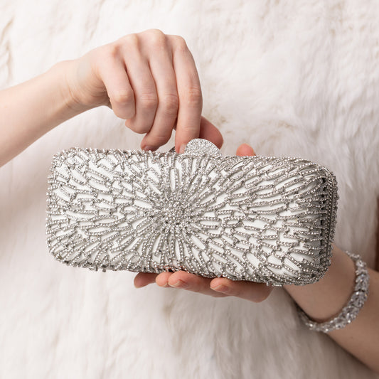 Deco Bridal Clutch