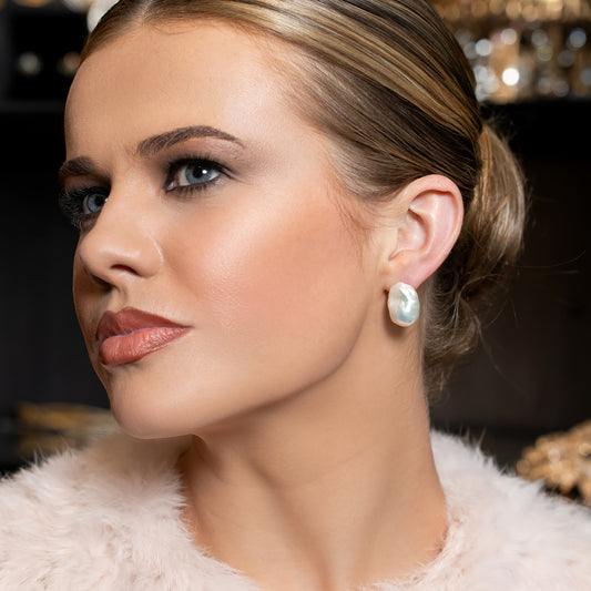 Baroque Pearl studs