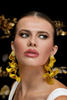 Golden Poppy Earrings