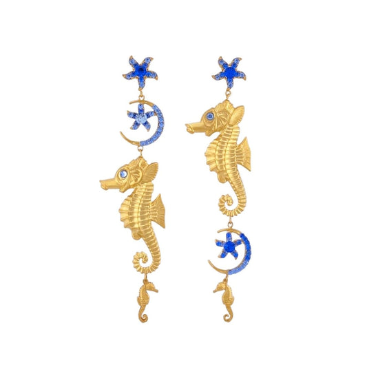 Seahorse Whimsy Earrings