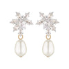 Aster pearl earrings