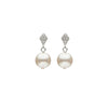 Tiffani II Round Pearl Earrings