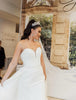 bride wearing a bridal tiara