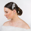 bride wearing a hair accessory